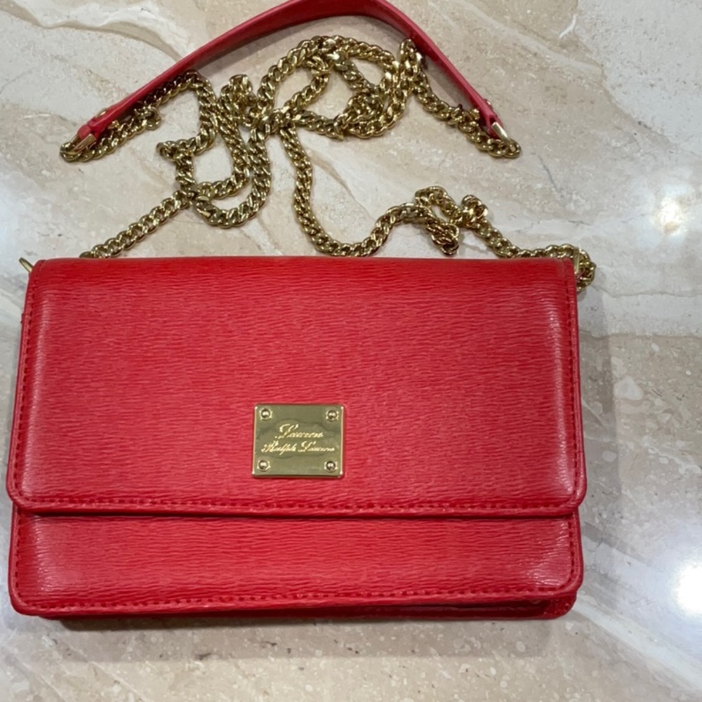 Lauren Ralph Lauren Red Purse